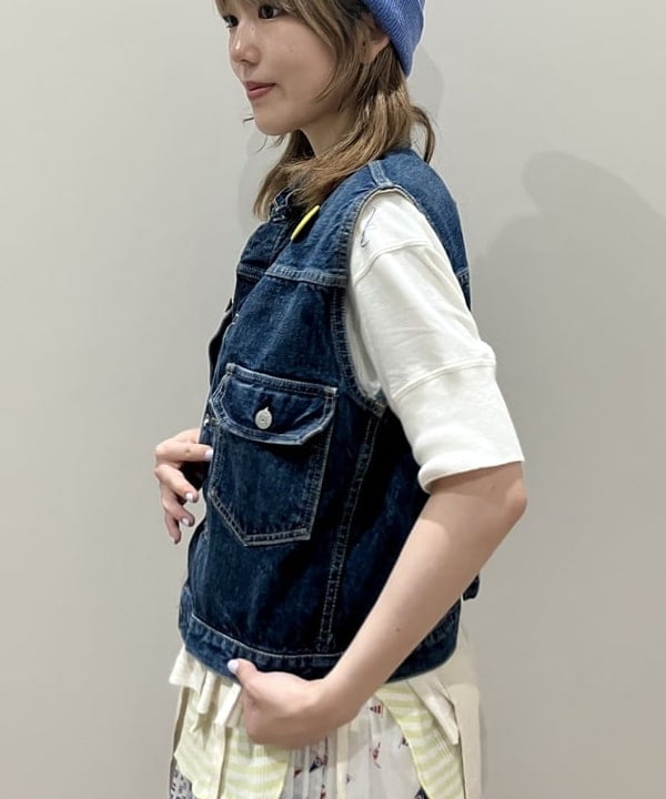 小原 もこさんの「BEAMS WOMEN｜【別注】BINDU / マリン スカート」を使ったコーディネート