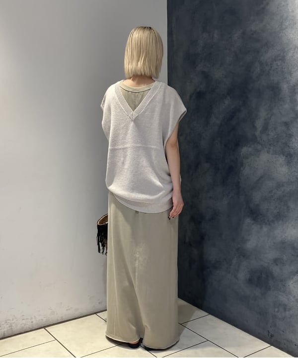 菜月さんの「BEAMS WOMEN｜ポインテッド ヌードサンダル .M」を使ったコーディネート