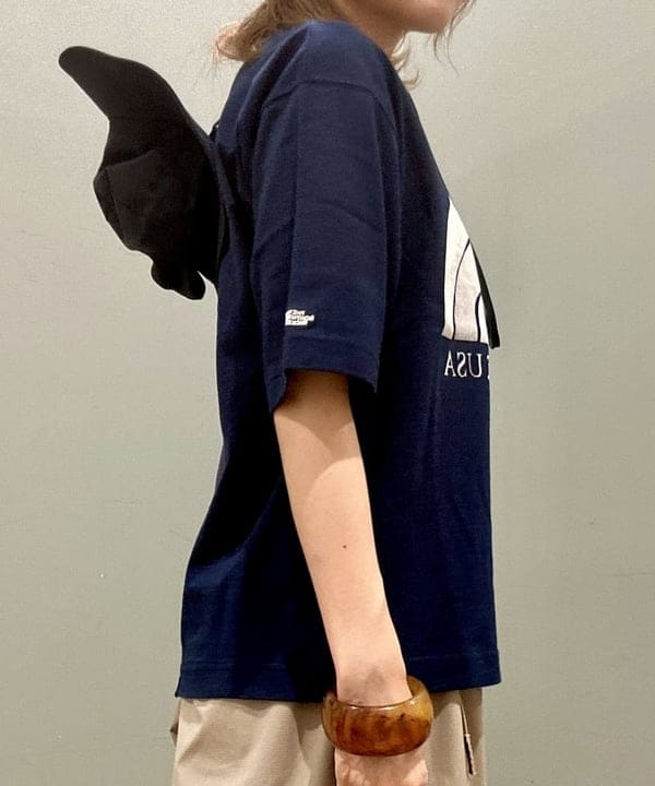 小原 もこさんの「BEAMS WOMEN｜折り畳み バケット ハット」を使ったコーディネート