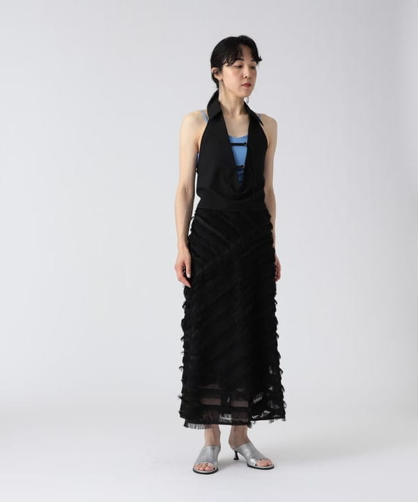 kigoさんの「BEAMS WOMEN｜RBS / フリンジ Aライン スカート」を使ったコーディネート