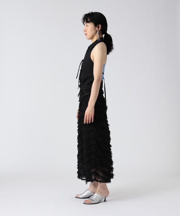 kigoさんの「BEAMS WOMEN｜RBS / フリンジ Aライン スカート」を使ったコーディネート