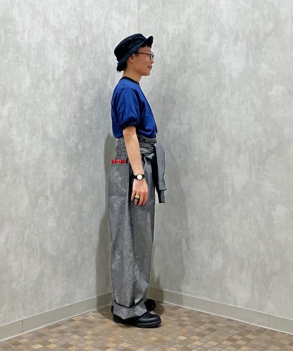 土田 達也さんの「BEAMS WOMEN｜【別注】Goodwear / Short Sleeve Ringer Tee」を使ったコーディネート