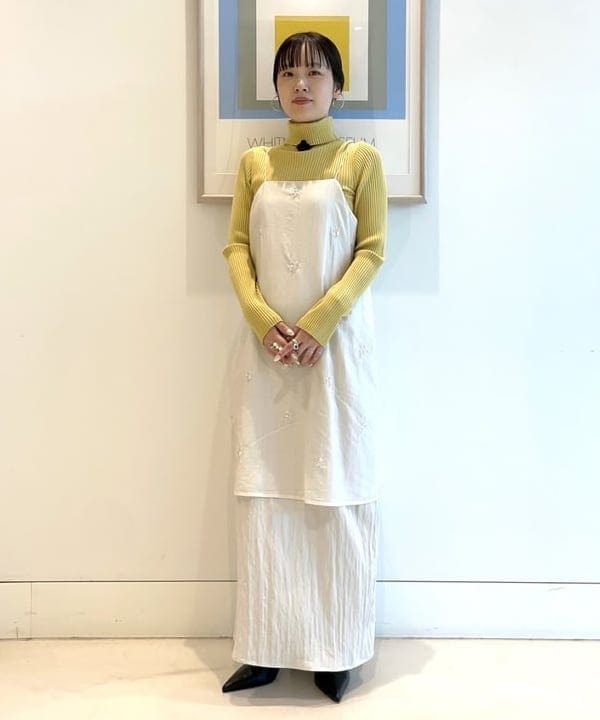 カタヤマ アヤさんの「BEAMS WOMEN｜ラペル ドット ハーフスリーブ ジャケット」を使ったコーディネート