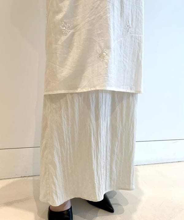 カタヤマ アヤさんの「BEAMS WOMEN｜ラペル ドット ハーフスリーブ ジャケット」を使ったコーディネート