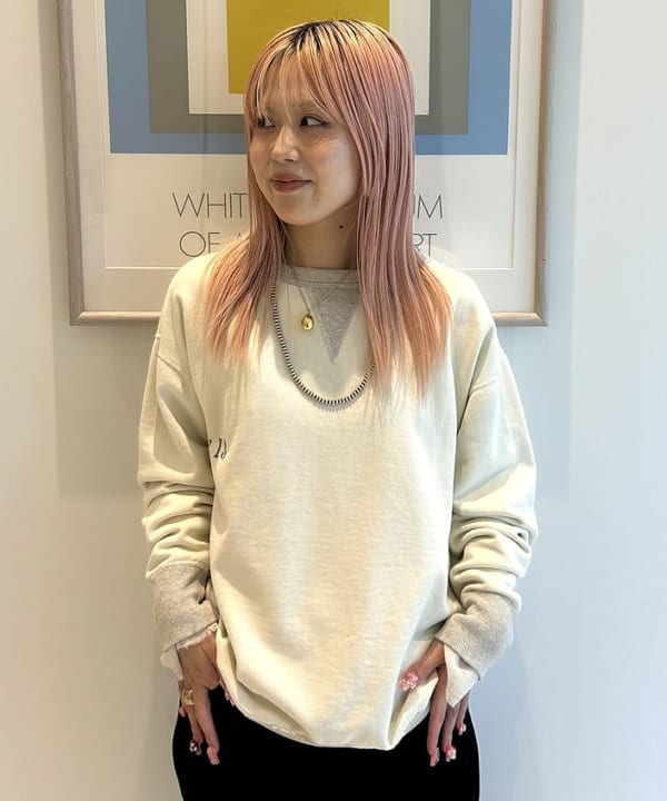 ando naoさんの「BEAMS WOMEN｜maturely / メッシュ トップ ロングスリーブ」を使ったコーディネート
