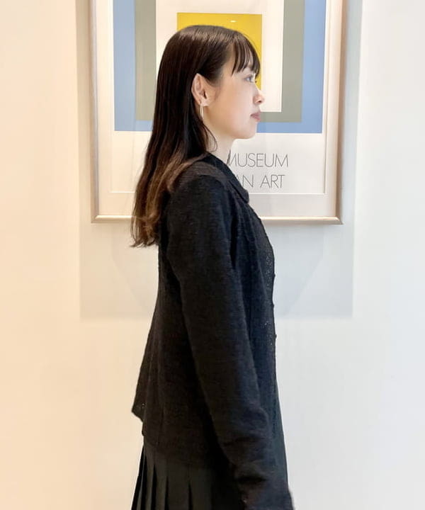 カタヤマ アヤさんの「BEAMS WOMEN｜起毛 レース シャツ」を使ったコーディネート