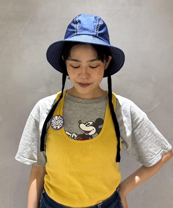 葵さんの「BEAMS WOMEN｜【別注】DECHO / FISHING HAT」を使ったコーディネート