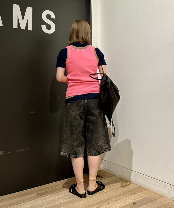 早川 萌子さんの「BEAMS WOMEN｜ボーイ ベーシック Tシャツ」を使ったコーディネート