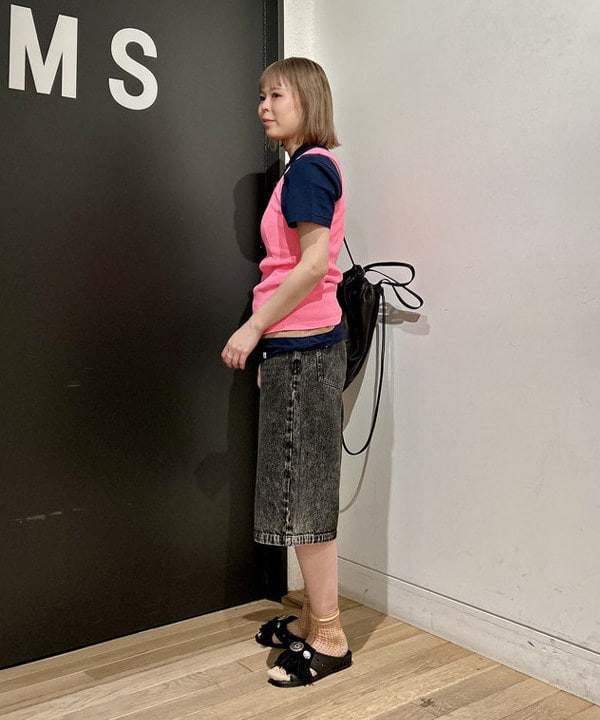 早川 萌子さんの「BEAMS WOMEN｜ボーイ ベーシック Tシャツ」を使ったコーディネート