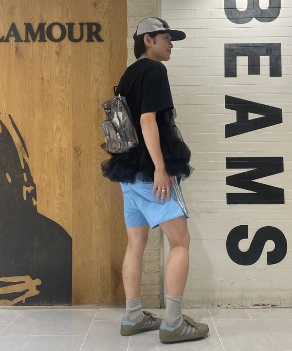 マツミヤさんの「BEAMS WOMEN｜JANSPORT / クリア ミニ パック」を使ったコーディネート