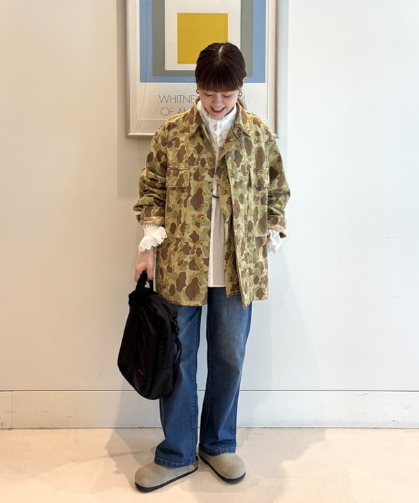 カスタニ モモノさんの「BEAMS WOMEN｜【別注】Gramicci / 5ポケット デニム」を使ったコーディネート