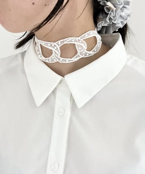 晶さんの「BEAMS WOMEN｜ショルダーパッド フレンチスリーブ シャツ」を使ったコーディネート