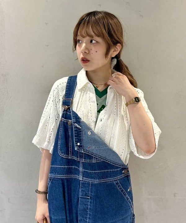 ナツハさんの「BEAMS WOMEN｜【別注】BIGMAC / デニム オーバーオール 25SS」を使ったコーディネート