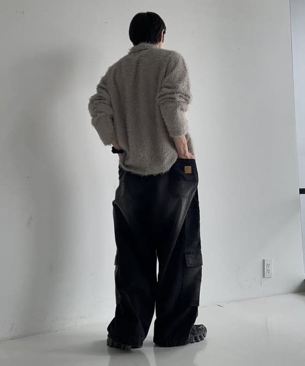 マツミヤさんの「BEAMS WOMEN｜ワイドストレート ダック ダブルニー カーゴパンツ」を使ったコーディネート