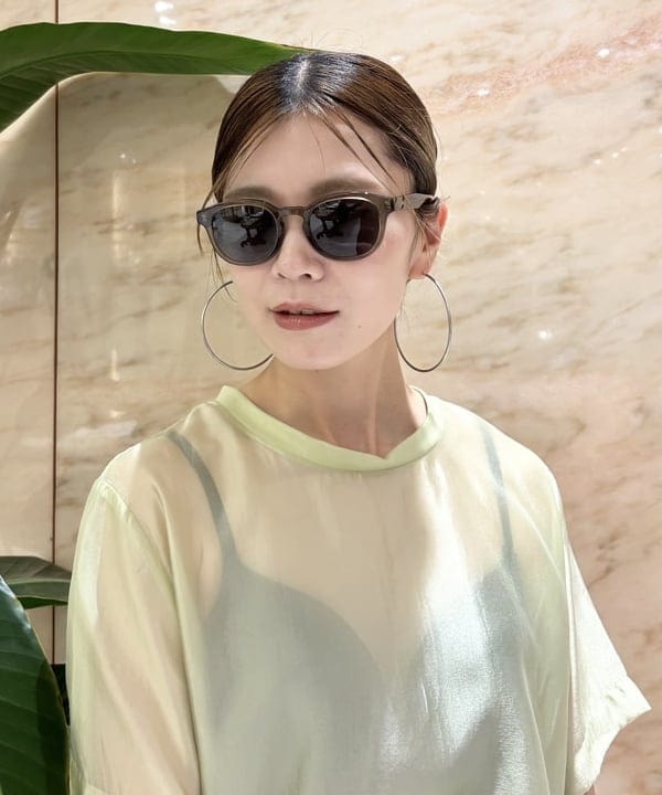 AONO SHIKAMAさんの「BEAMS WOMEN｜コンパクト チノ ワイドパンツ」を使ったコーディネート