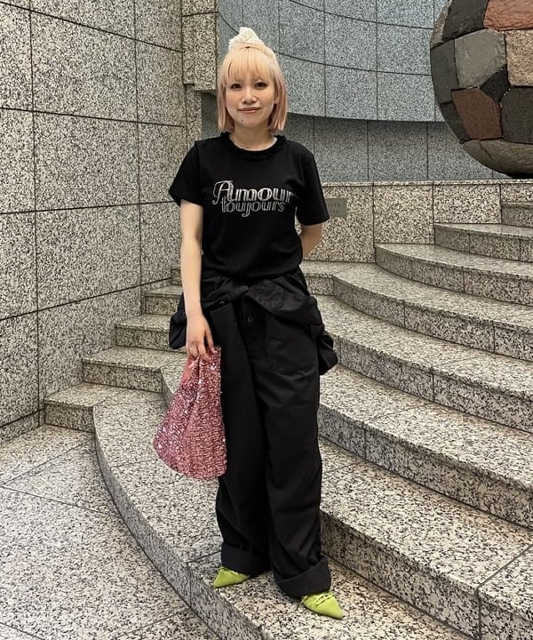 まゆちゃんさんの「BEAMS WOMEN｜スパンコール バッグ」を使ったコーディネート