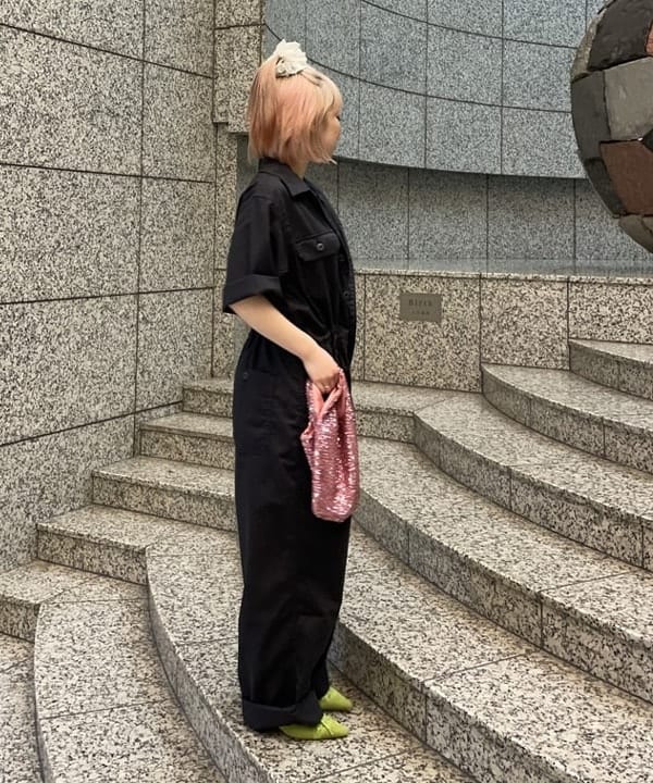 まゆちゃんさんの「BEAMS WOMEN｜スパンコール バッグ」を使ったコーディネート