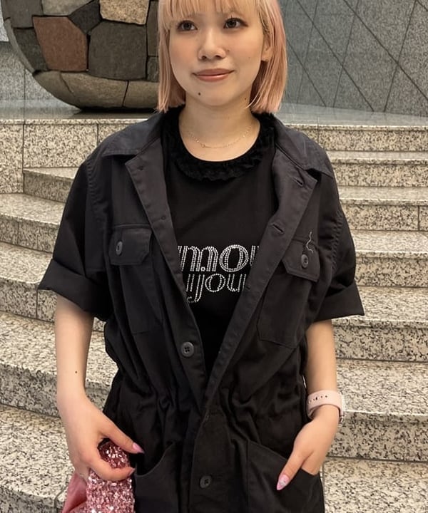 まゆちゃんさんの「BEAMS WOMEN｜スパンコール バッグ」を使ったコーディネート