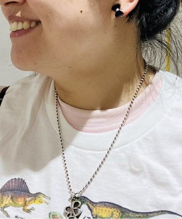 佐藤 歩さんの「BEAMS WOMEN｜【別注】Atlas Screen Printing / Dinosaur Tee」を使ったコーディネート