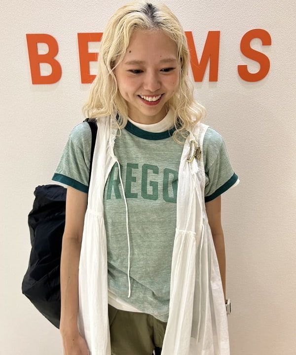 MATSUMOTO AMIさんの「BEAMS WOMEN｜ナイロン ポプリン M-65 パンツ」を使ったコーディネート