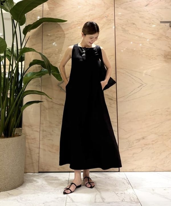 AONO SHIKAMAさんの「BEAMS WOMEN｜les bon bon / ヴィクトリア モデレート ネックレス イエローゴールド」を使ったコーディネート