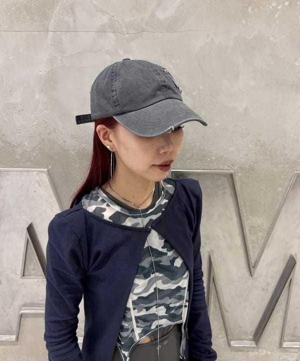 もえのさんの「BEAMS WOMEN｜カモフラ パターン ガーターベルト トップス」を使ったコーディネート