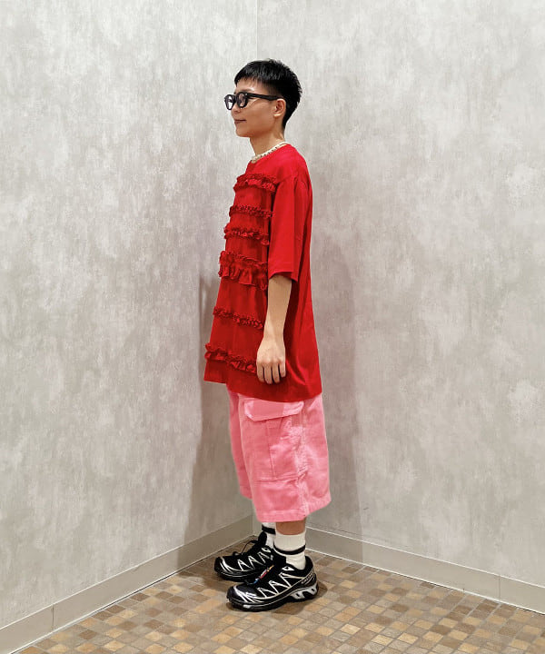 土田 達也さんの「BEAMS WOMEN｜フラワー パール ネックレス」を使ったコーディネート