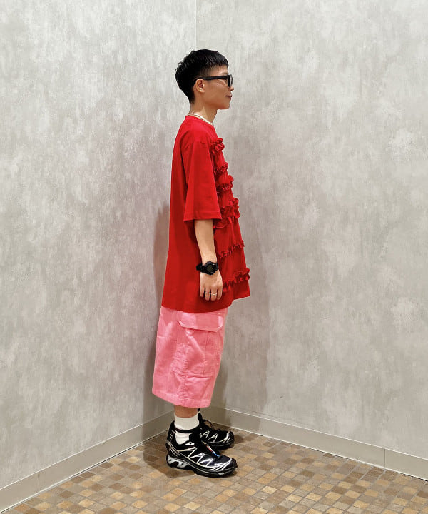 土田 達也さんの「BEAMS WOMEN｜フラワー パール ネックレス」を使ったコーディネート