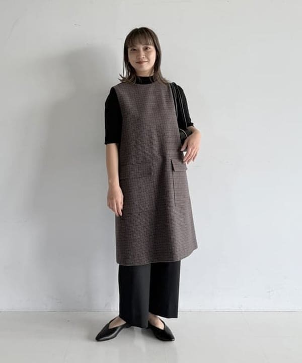 【超美品】Demi-Luxe BEAMS ブラックチュニック 半袖 セール/ブランド古着】半袖チュニック（チュニック）｜Demi-Luxe