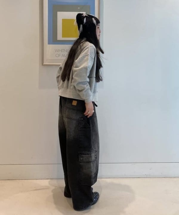 ayaさんの「BEAMS WOMEN｜【別注】Champion / リバースウィーブ(R) カーディガン」を使ったコーディネート