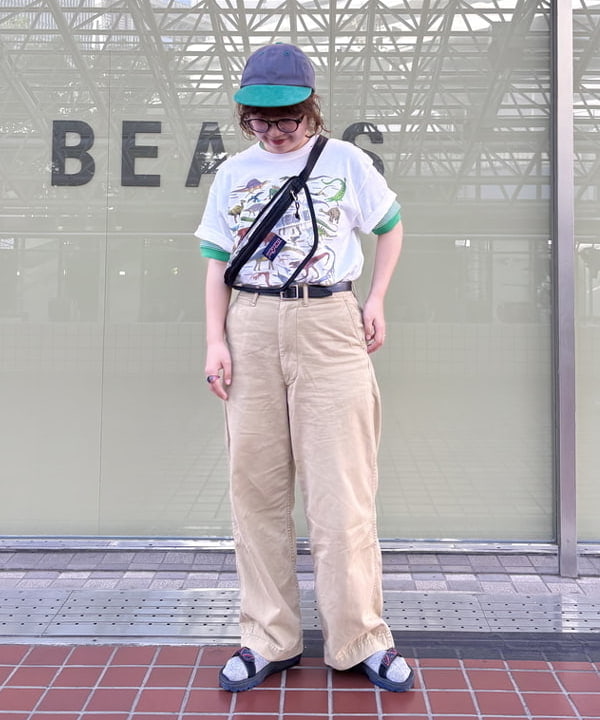 かわい みづきさんの「BEAMS BOY / 25mm WASH ベルト」を使ったコーディネート