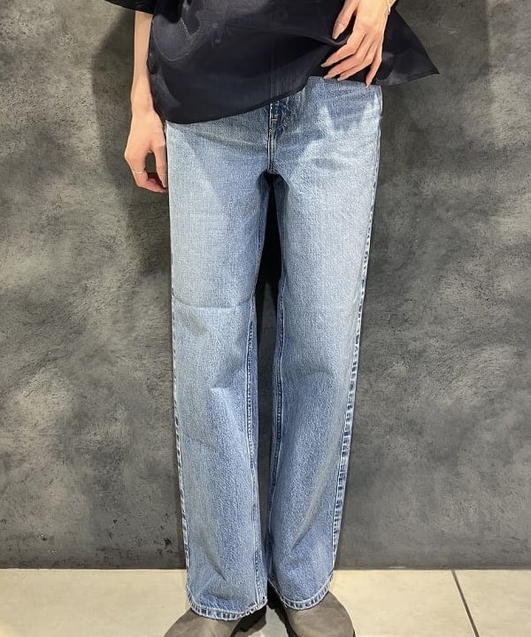 nodokaさんの「BEAMS WOMEN｜【別注】upper hights / THE NIECE MIDRISE デニムパンツ」を使ったコーディネート