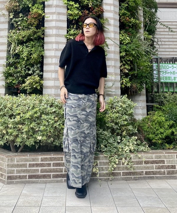 はるひむさんの「BEAMS WOMEN｜カーゴ ポケット タイト スカート」を使ったコーディネート