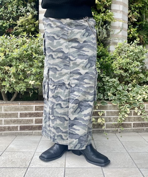 はるひむさんの「BEAMS WOMEN｜カーゴ ポケット タイト スカート」を使ったコーディネート