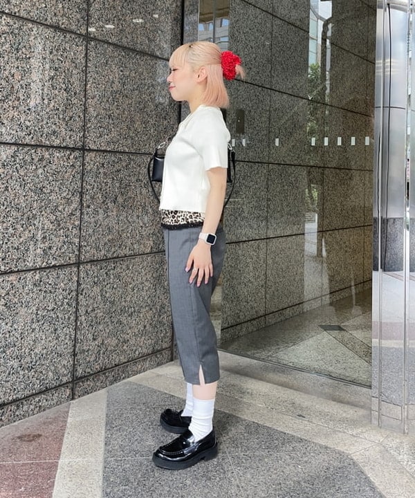 まゆちゃんさんの「BEAMS WOMEN｜ストレッチ カプリ パンツ」を使ったコーディネート