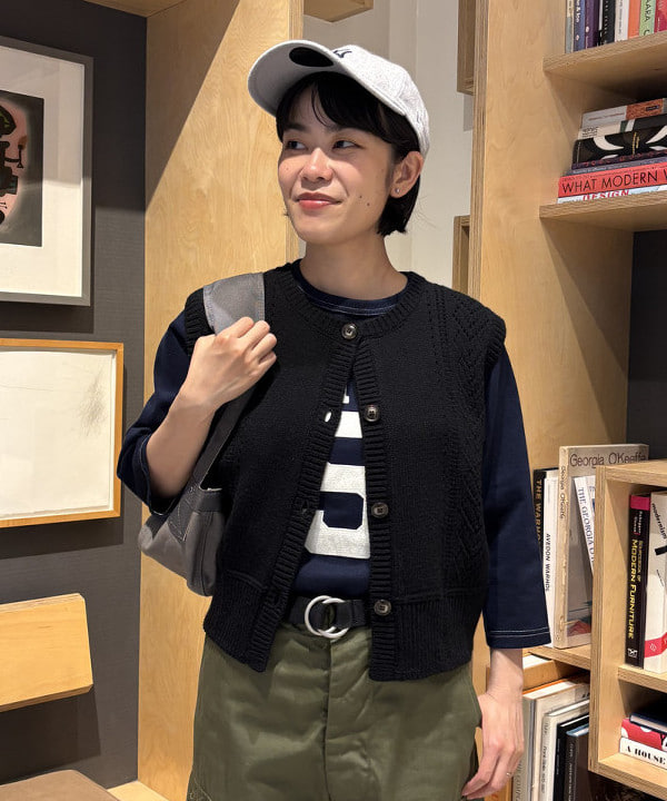 葵さんの「BEAMS WOMEN｜テンジク フットボール 3/4 Tシャツ」を使ったコーディネート