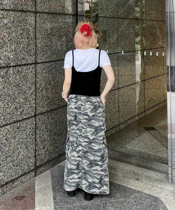 まゆちゃんさんの「BEAMS WOMEN｜カーゴ ポケット タイト スカート」を使ったコーディネート