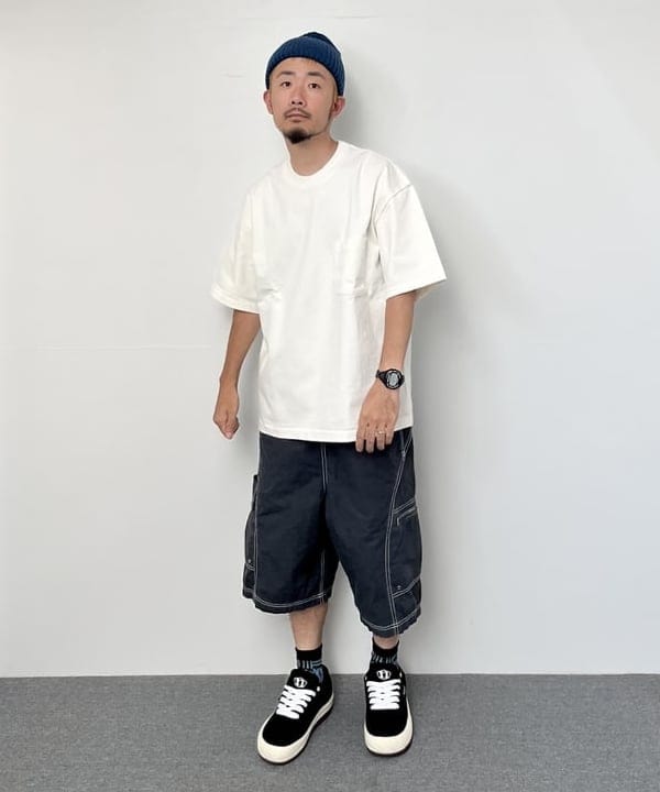 多色織紋中筒襪