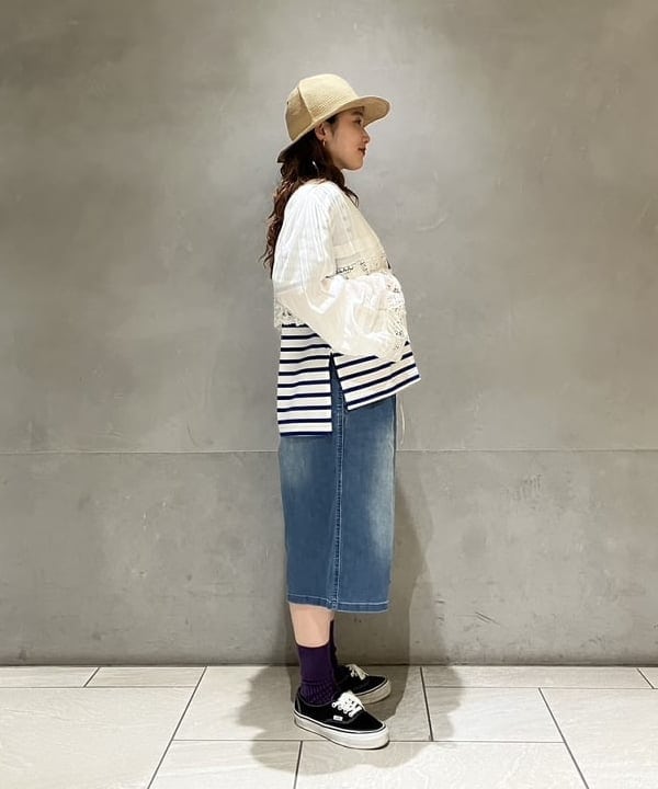 モモさんの「BEAMS WOMEN｜【別注】cableami / RANGER HAT」を使ったコーディネート