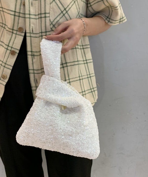 れいなさんの「BEAMS WOMEN｜スパンコール バッグ」を使ったコーディネート