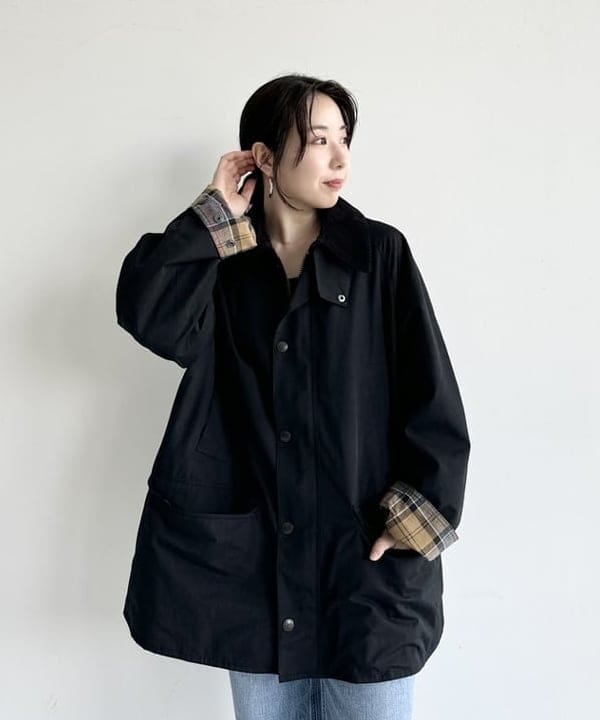 大川 美咲さんの「BEAMS WOMEN｜【別注】Barbour / BEDALE ジャケット」を使ったコーディネート