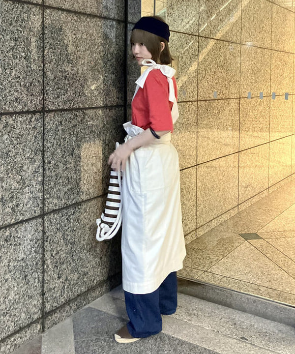 小原 もこさんの「BEAMS WOMEN｜【別注】Healthknit / ソフト スラブ Tシャツ」を使ったコーディネート