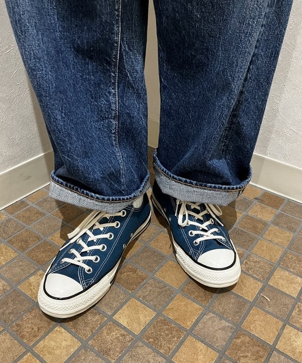 土田 達也さんの「BEAMS WOMEN｜【別注】orSlow / ワイド フィット デニム パンツ」を使ったコーディネート