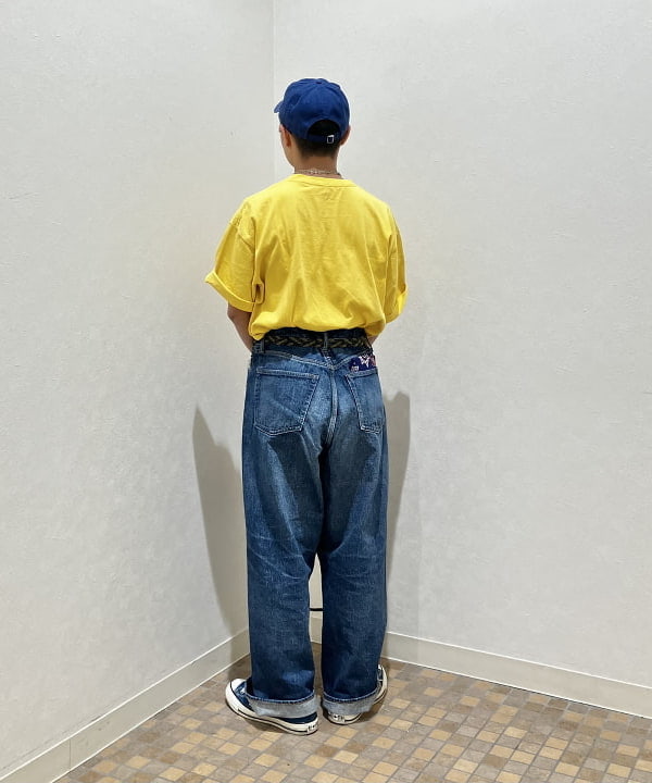 土田 達也さんの「BEAMS WOMEN｜【別注】orSlow / ワイド フィット デニム パンツ」を使ったコーディネート