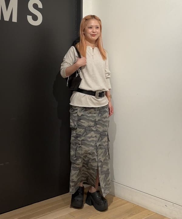 ando naoさんの「BEAMS WOMEN｜ワイド 2WAY バッグ」を使ったコーディネート