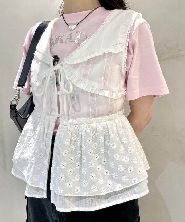 カタヤマ アヤさんの「BEAMS WOMEN｜【別注】GOOD ROCK SPEED / LIFE PC 箔プリント Tシャツ」を使ったコーディネート