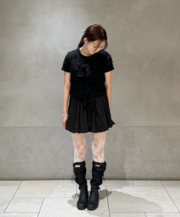 ハルカさんの「BEAMS WOMEN｜フロント リボン ノースリーブ トップス」を使ったコーディネート