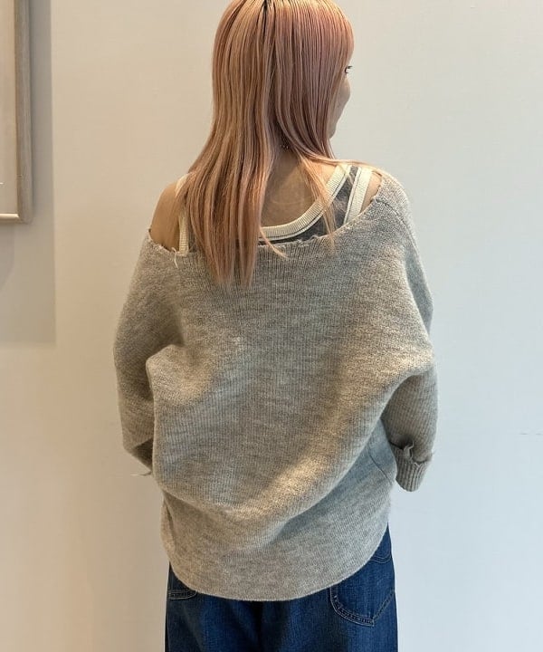 ando naoさんの「BEAMS WOMEN｜【別注】Lee &times; maturely / デニム アシメ パンツ」を使ったコーディネート