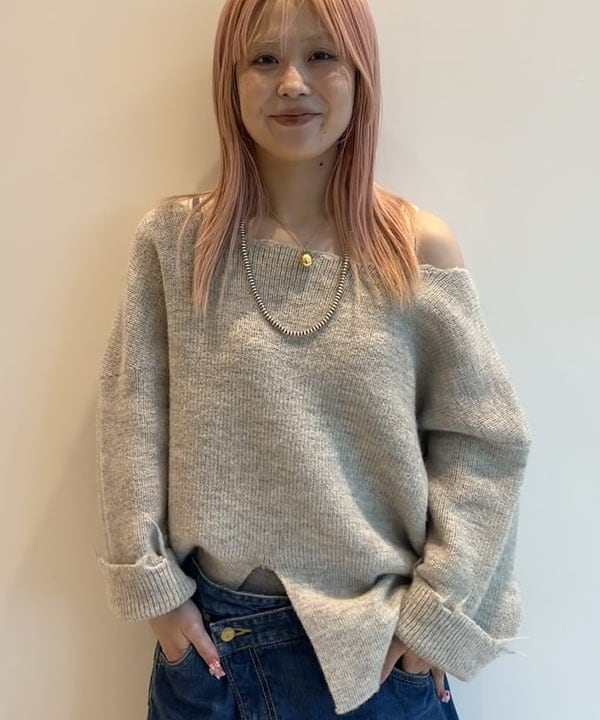 ando naoさんの「BEAMS WOMEN｜【別注】Lee &times; maturely / デニム アシメ パンツ」を使ったコーディネート