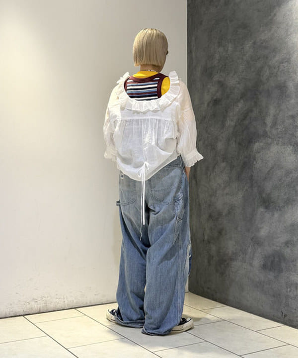 yokoyama shionさんの「BEAMS WOMEN｜ROSETTA PRAYER / PEARL BEADS NECKLACE」を使ったコーディネート